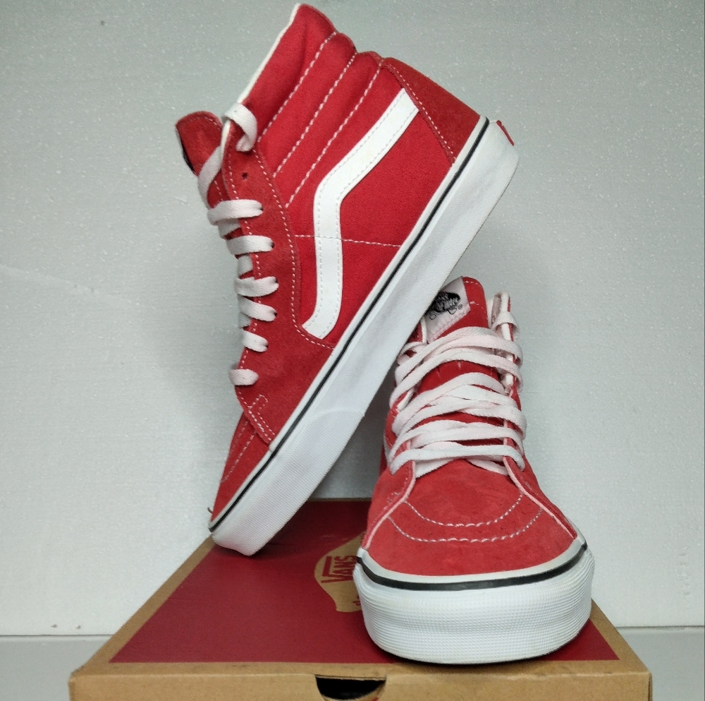 Vans Red High-Top Sneakers